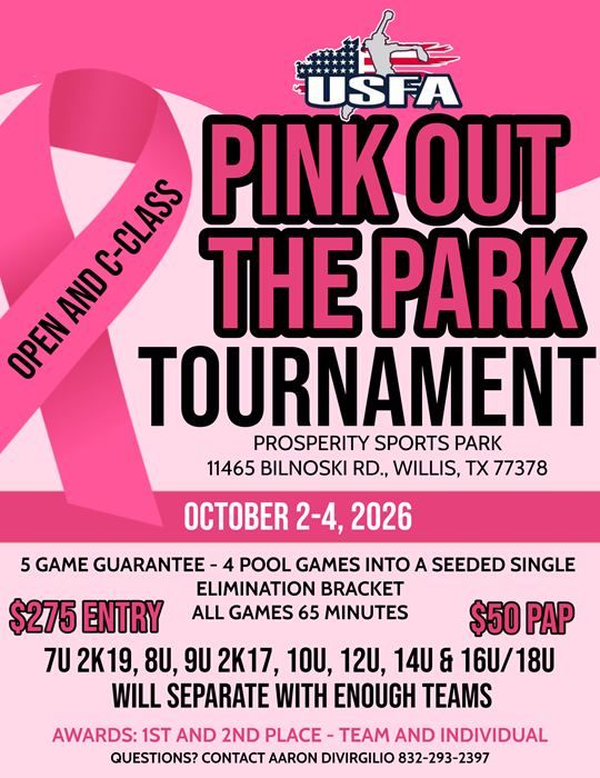 PINK OUT THE PARK - WAITLIST STARTED flyer