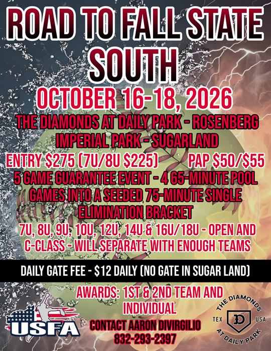 ROAD TO FALL STATE - WAITLIST STARTED flyer