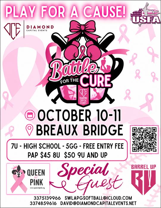 Battle for the Cure-Breast Cancer Benefit flyer
