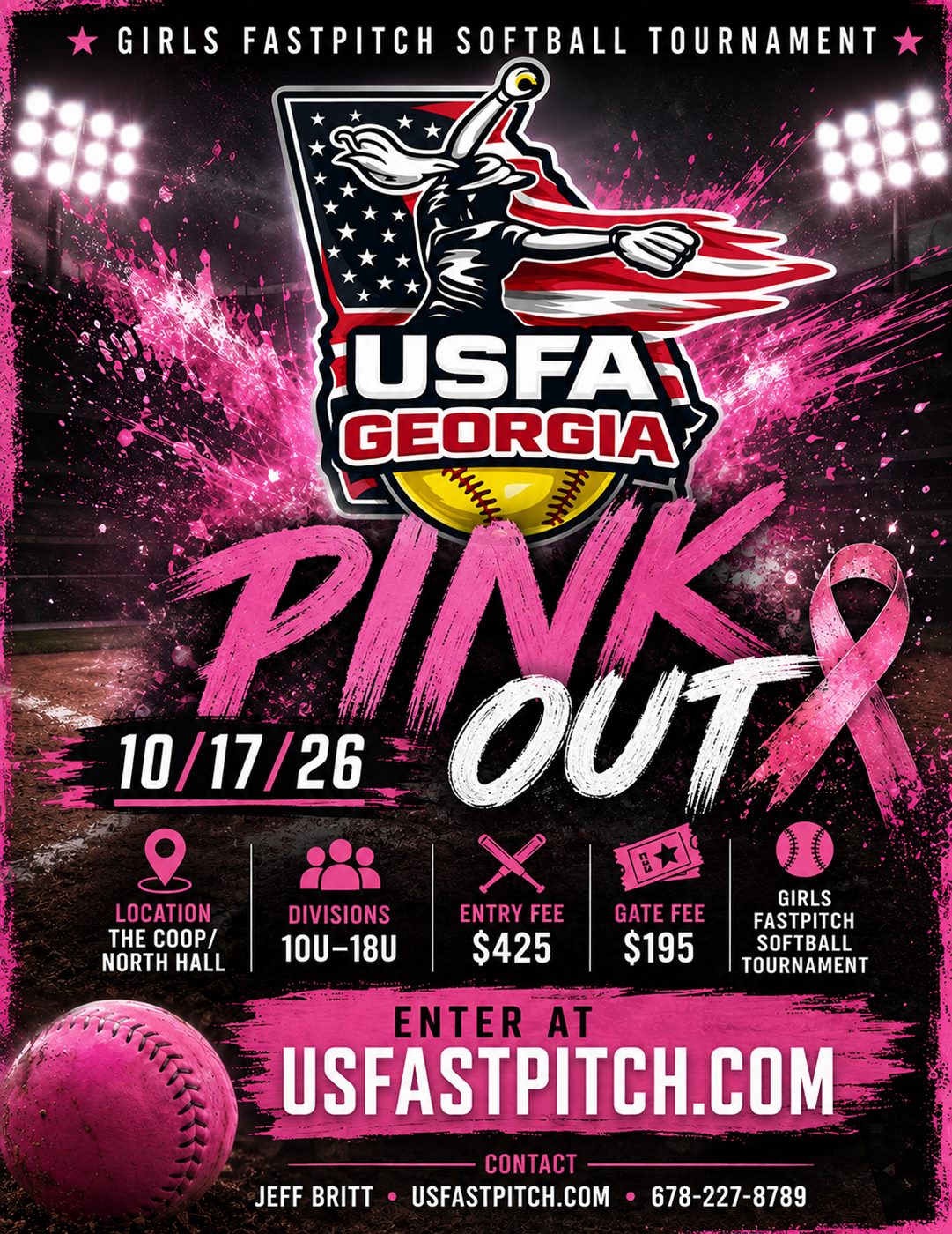 USFA Pink Out 2026 Event Details - Gainesville - The Coop / North Hall ...