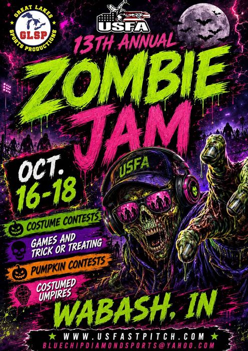 13th Annual Zombie Jam (16u/18u Sunday 3gg) flyer