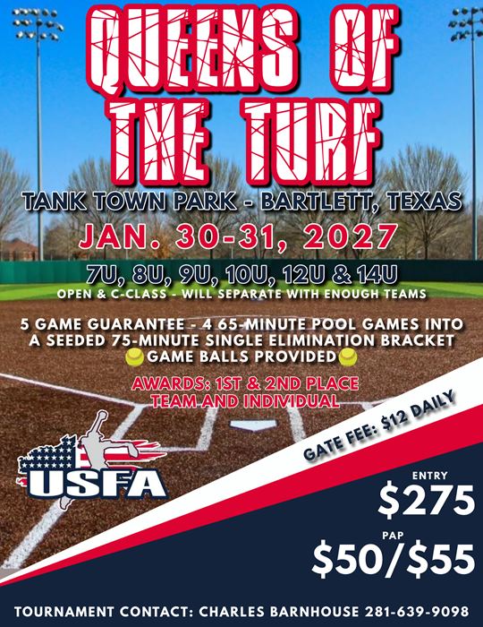QUEENS OF THE TURF (TANK TOWN PARK) flyer
